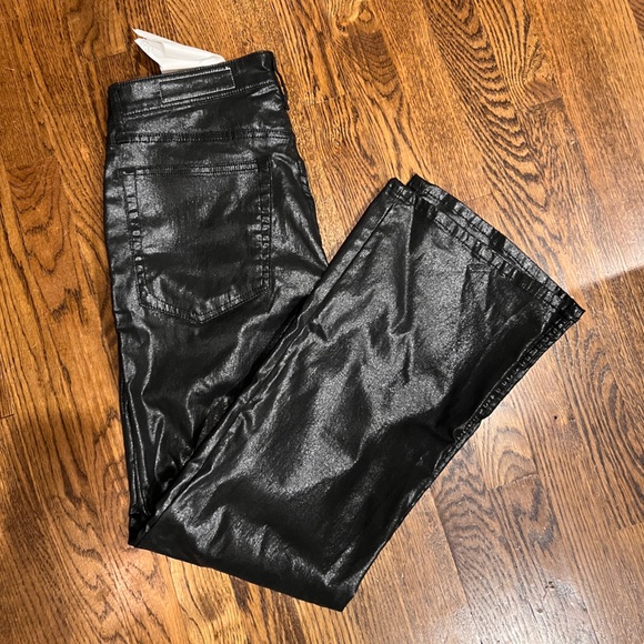 NWT Rag & Bone Casey High Rise Ankle Flare Coated Jean - Picture 4 of 8